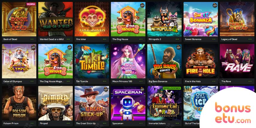 mobilebet pelivalikoima