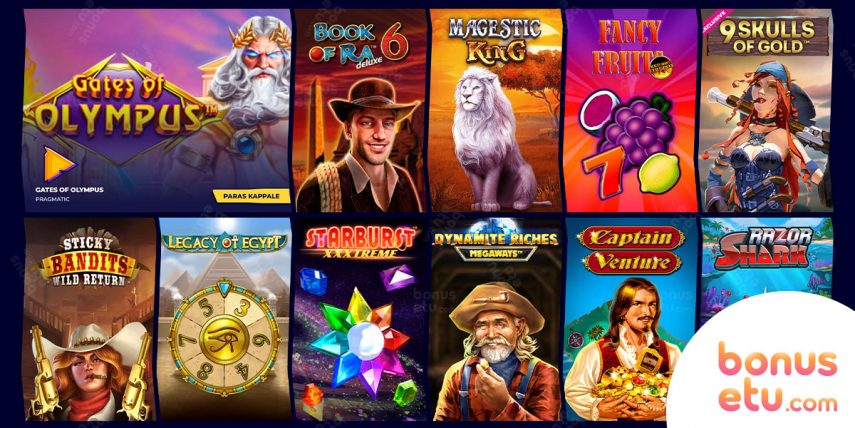 boka casino pelivalikoima