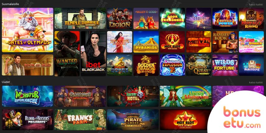 Mitä pelejä iBet Casino tarjoaa?