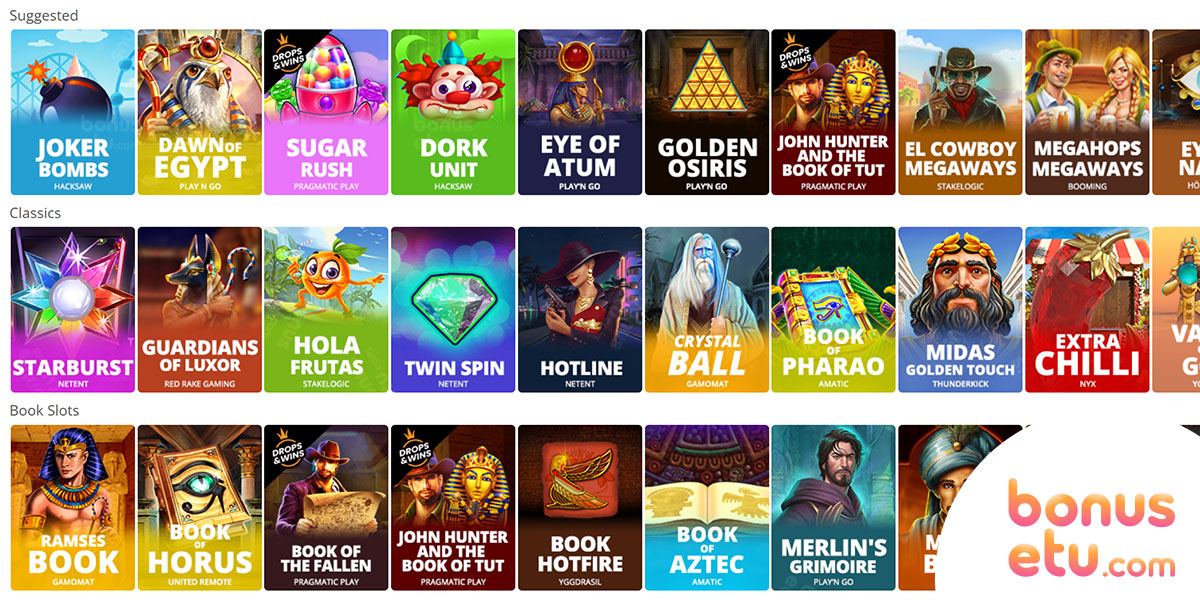 lapalingo-casino-pelivalikoima