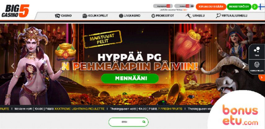 big5casino etusivu
