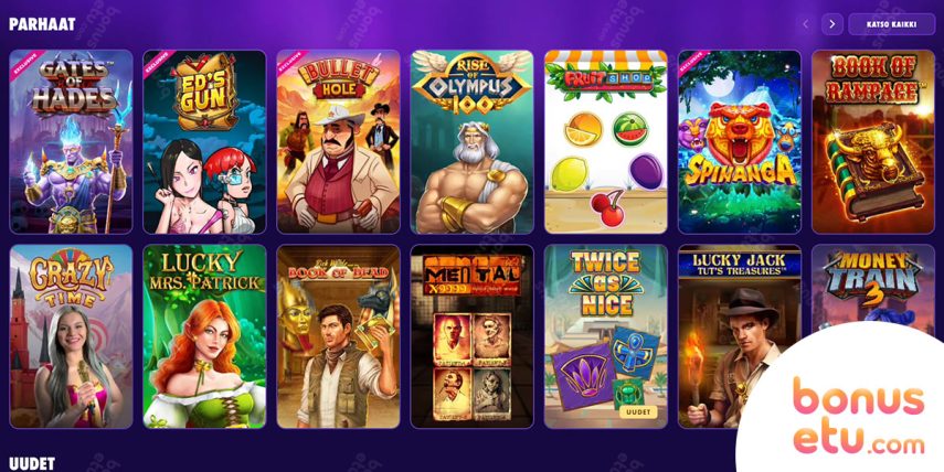 polestar casino pelivalikoima