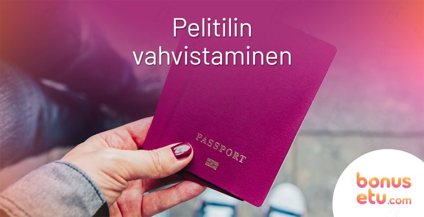 pelitilin vahvistaminen
