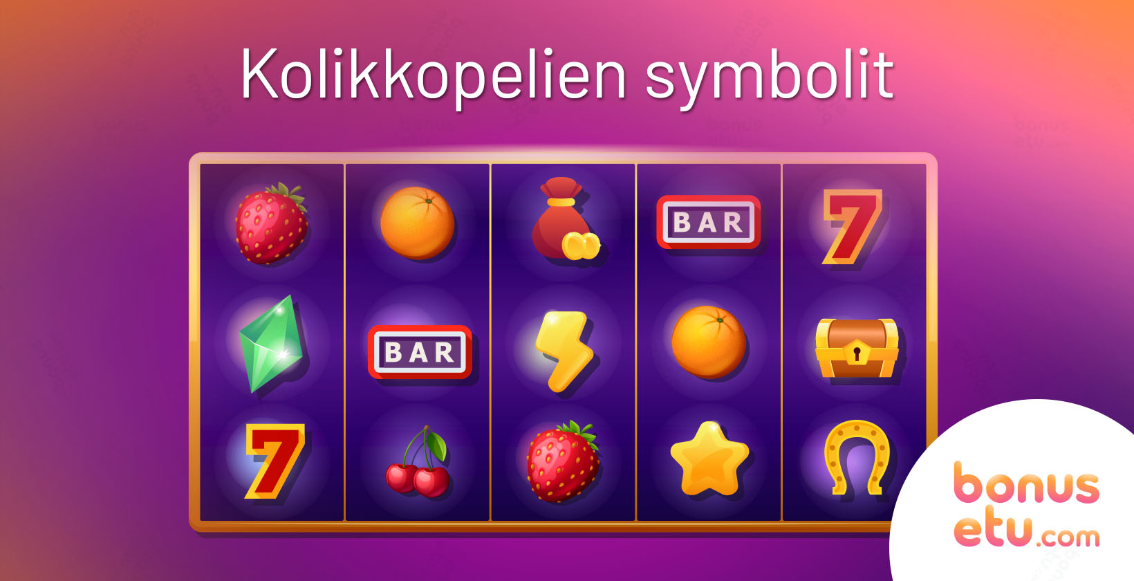 kolikkopelien symbolit