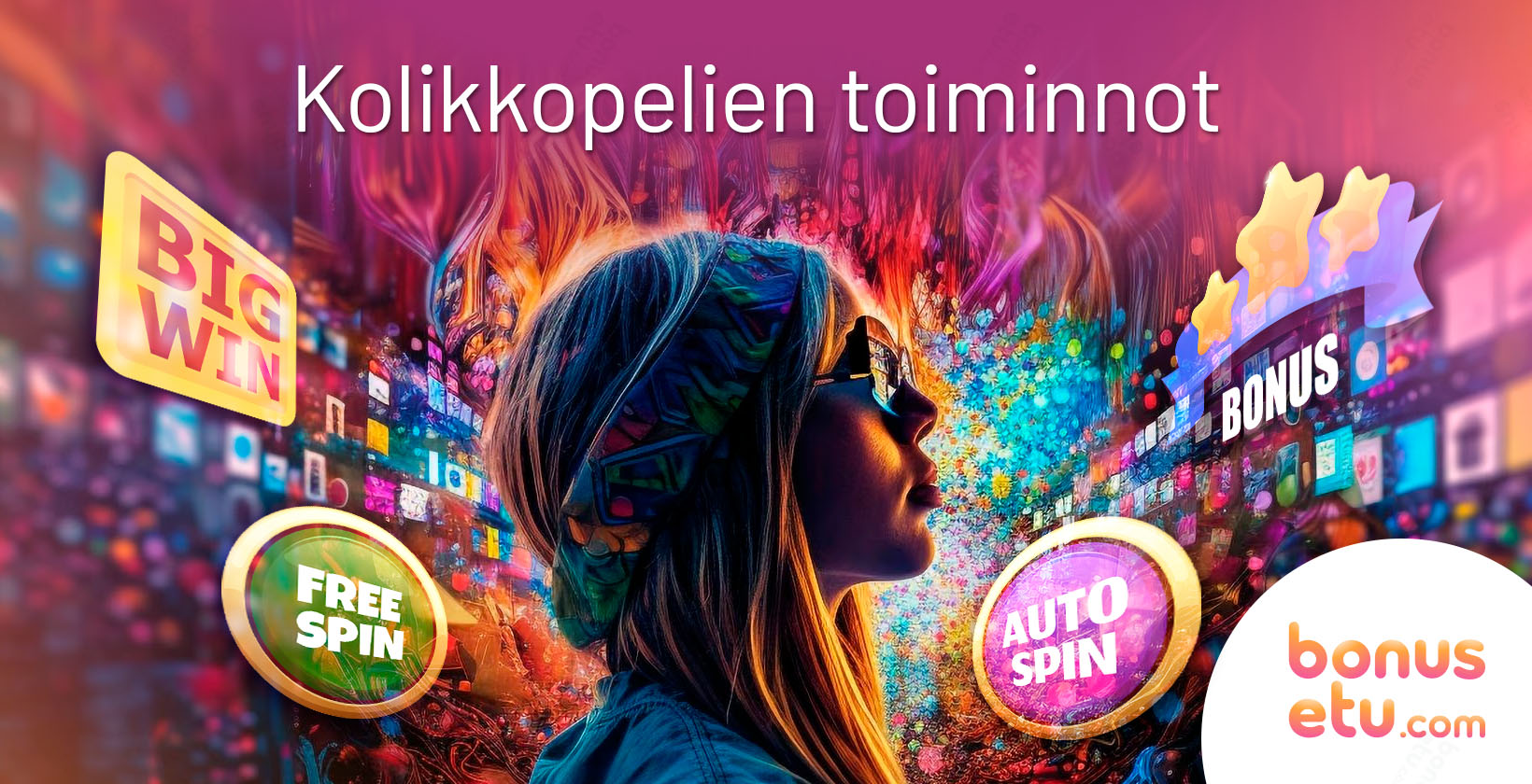 kolikkopelien toiminnot