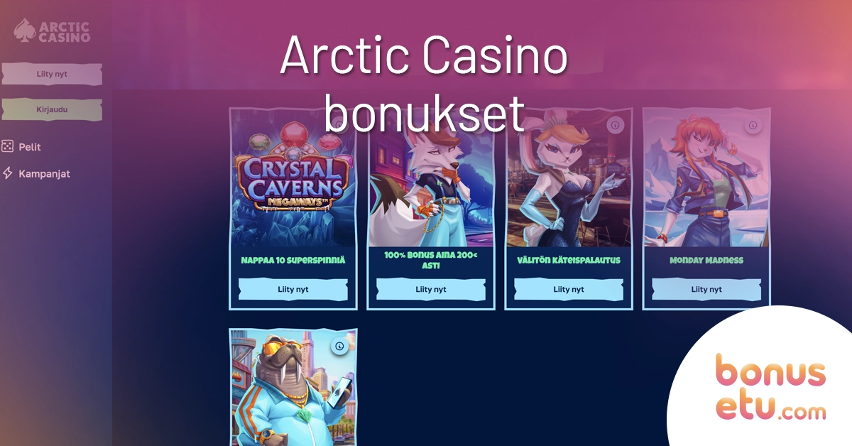 Arctic Casino bonukset