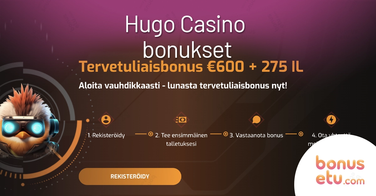 Hugo Casino bonukset
