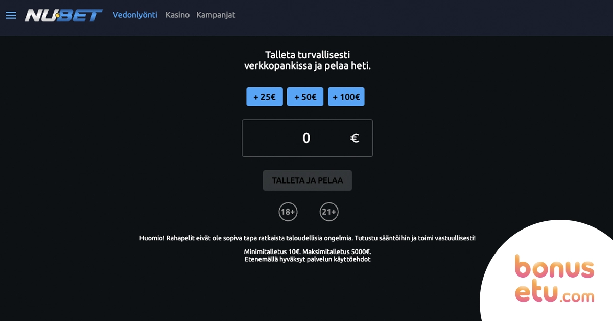 Nubet rekisteröityminen