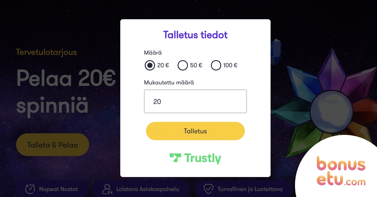 Space casino rekisteröityminen