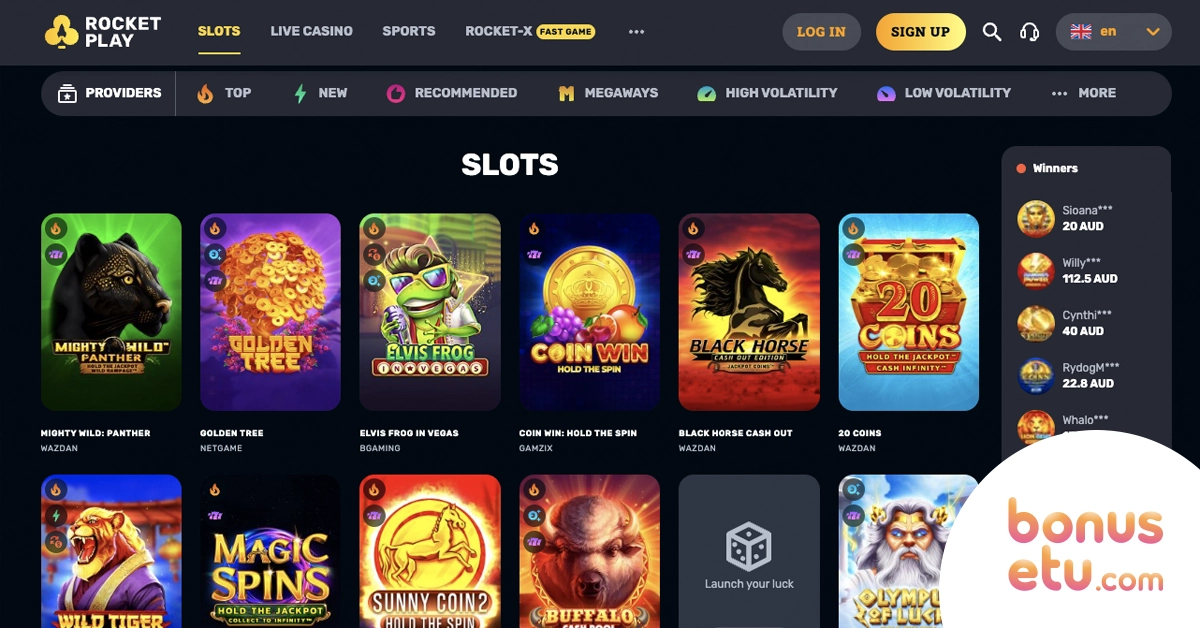 Rouge Casino pelivalikoima