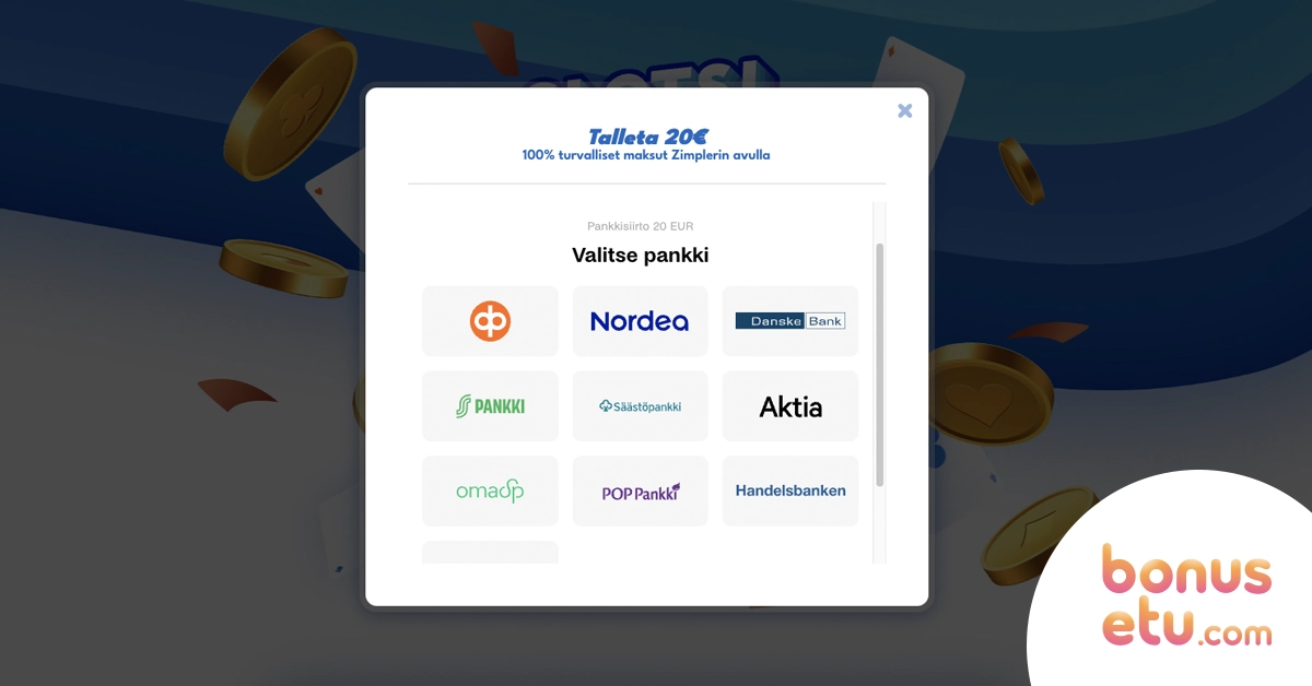 Slotsi rekisteröityminen