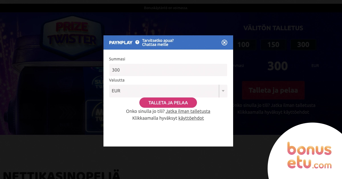 SlotStars casino rekisteröityminen