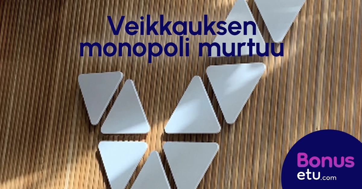 Veikkauksen monoplli murtuu