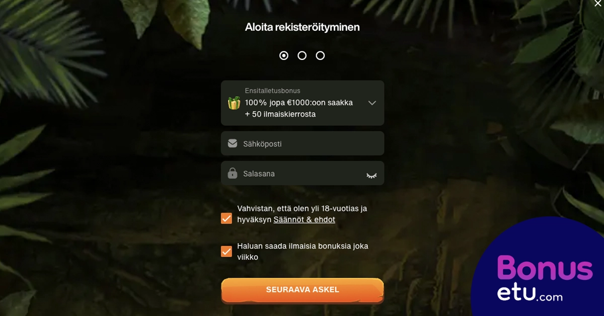 Cashwin casino rekisteröityminen