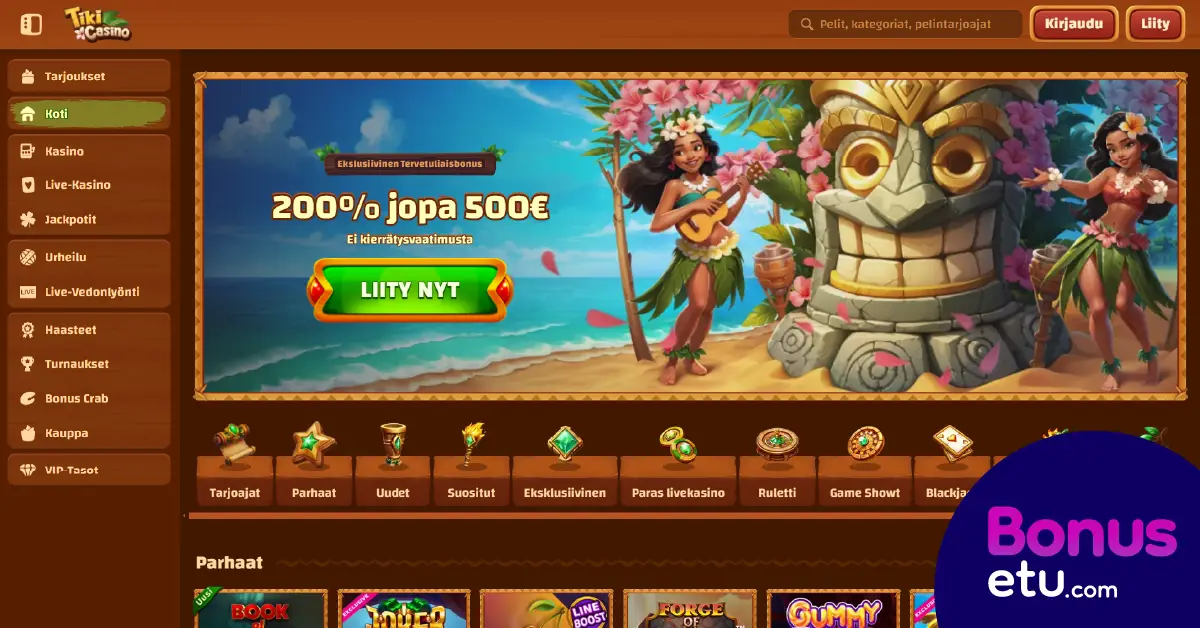 tiki-casino-etusivu
