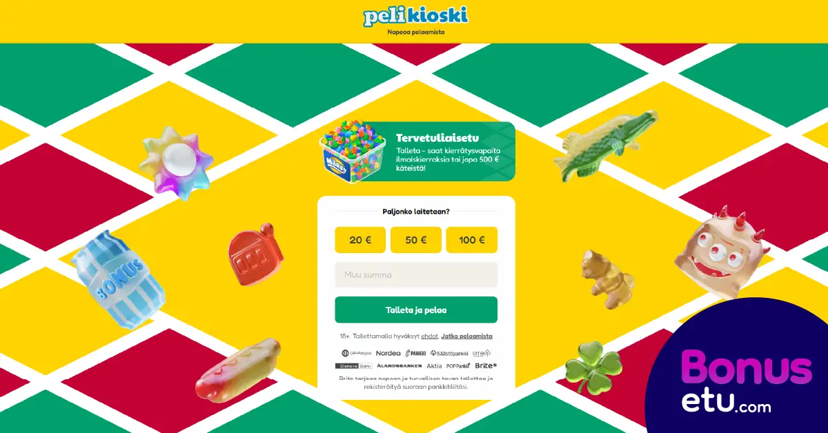 pelikioski etusivu pelaamisen aloittaminen