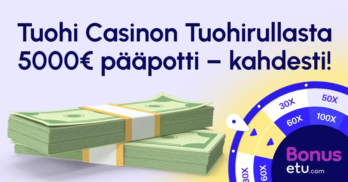 tuohi casino tuohirullan pääpotti voitettu kahdesti