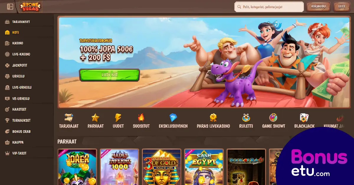 stone vegas etusivu