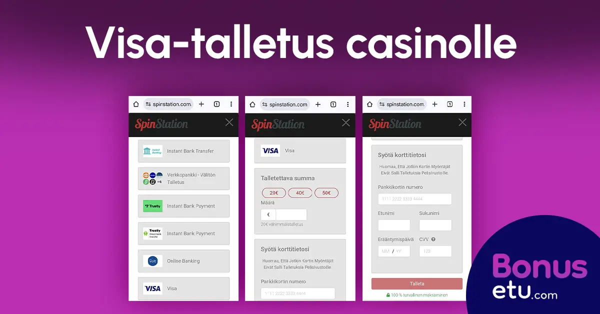 visa-talletus casinolle